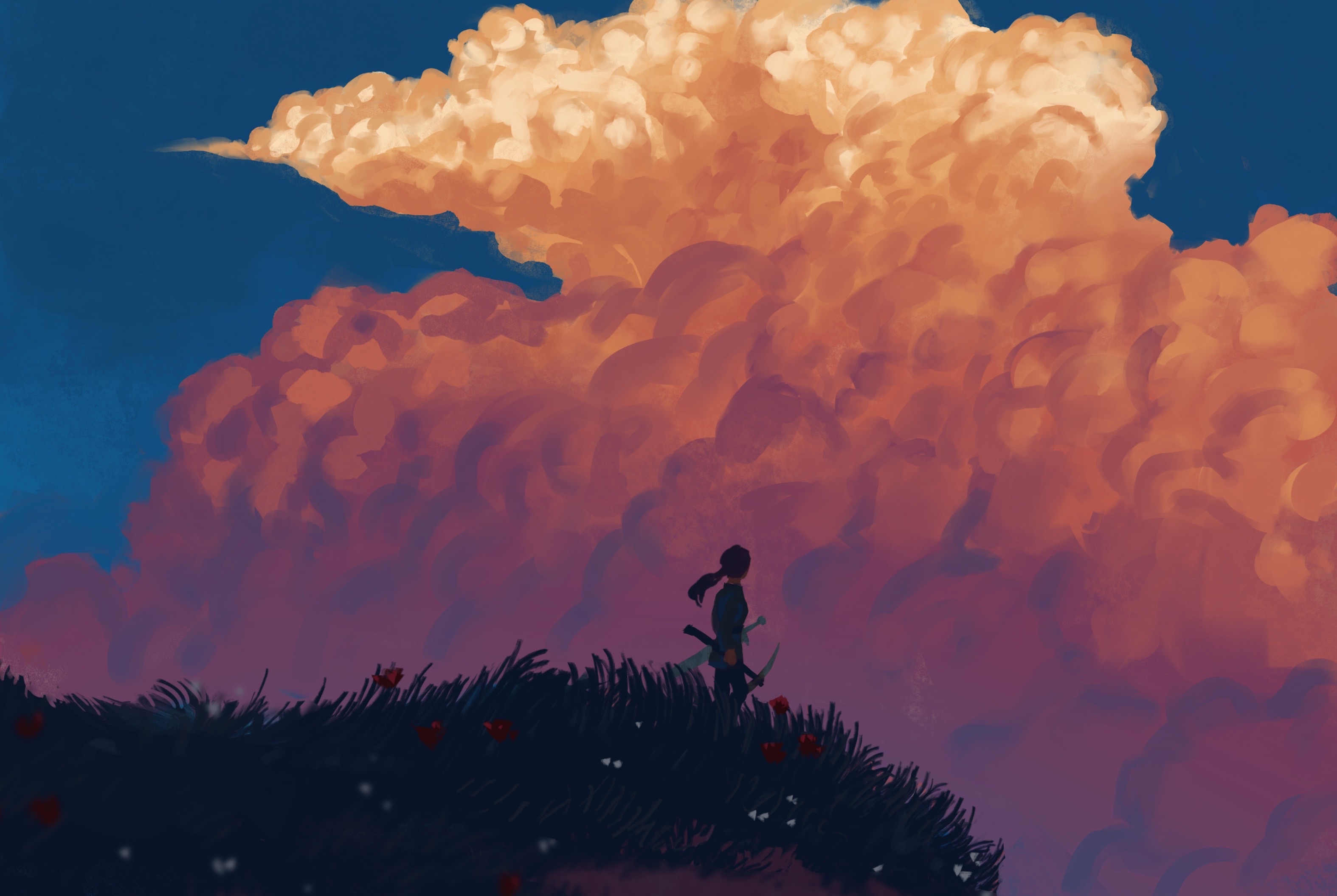 Minecraft sunset by silly12billy on DeviantArt Minecraft sunset by silly12billy on DeviantArt