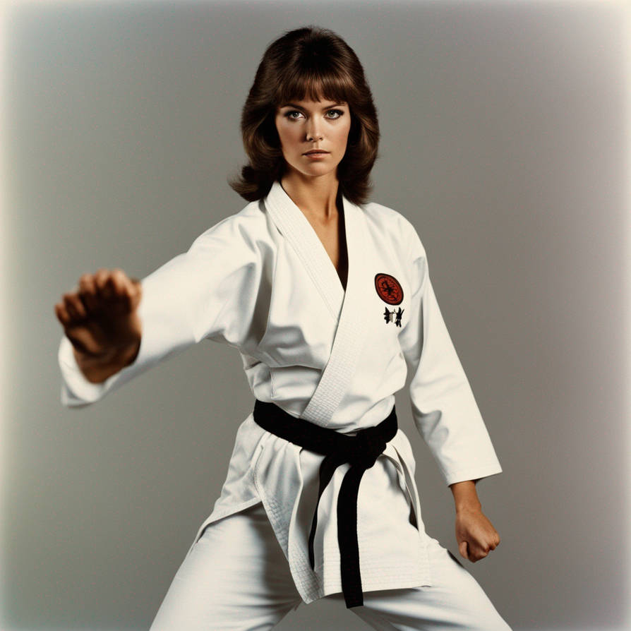 1970s Karate Woman
