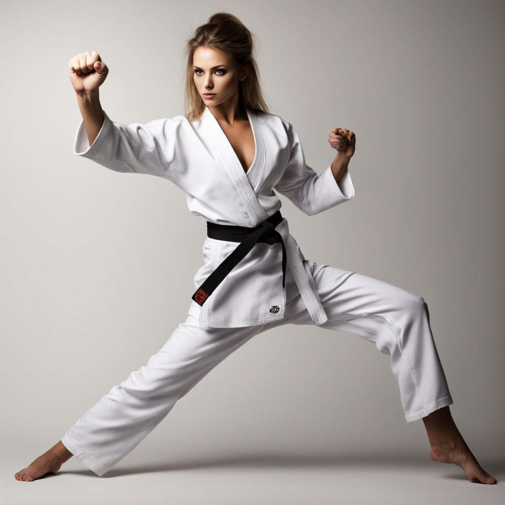 Sexy Karate Woman