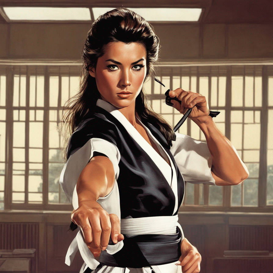 Karate Bond Girl
