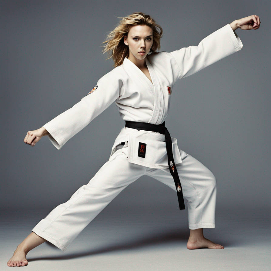 Scarlett Johansson Karate