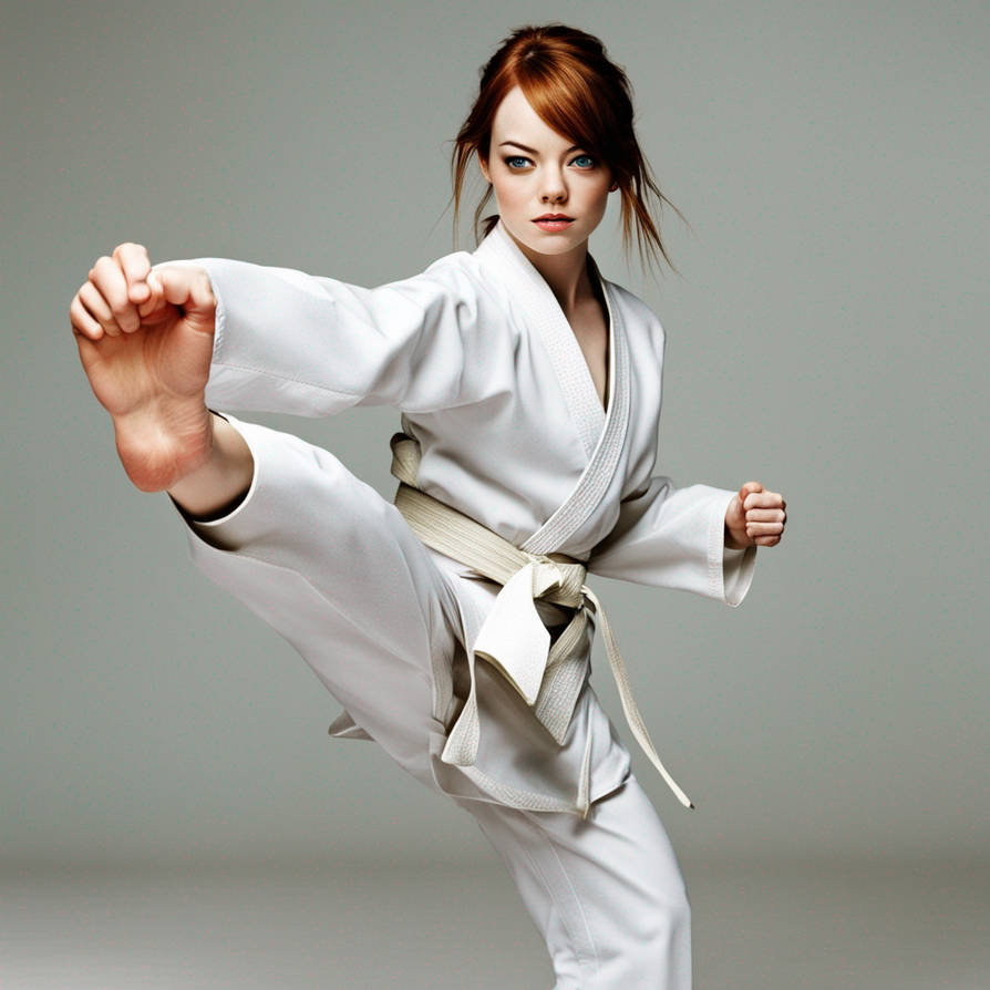 Emma Stone Karate