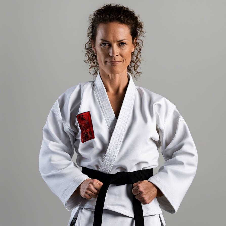 Tracy Di Vicenzo in a Karate Gi