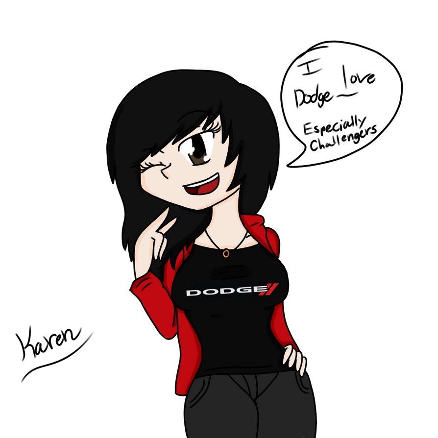 Dodge Girl by XTheBlackChallengerX on DeviantArt