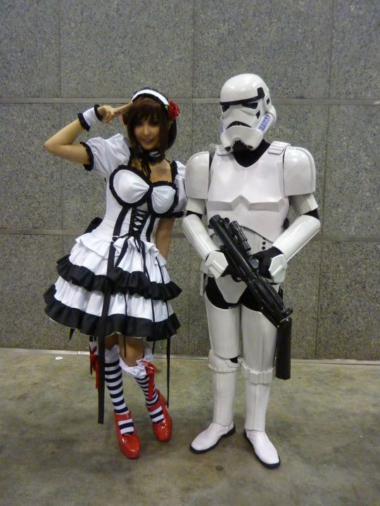 Alodia and Me as Storm Trooper