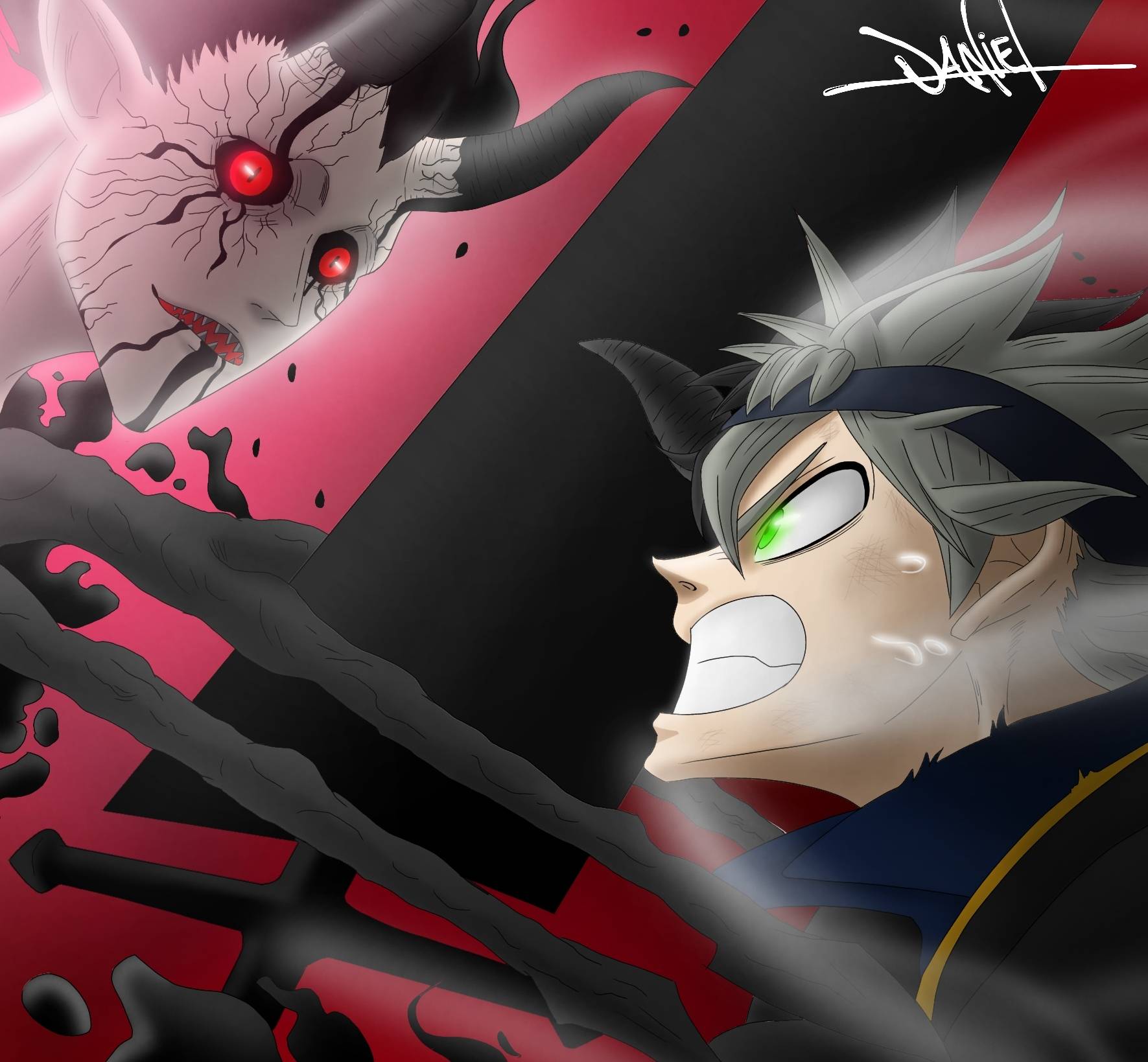 Asta Demon Form by Challuka by Challuka on DeviantArt