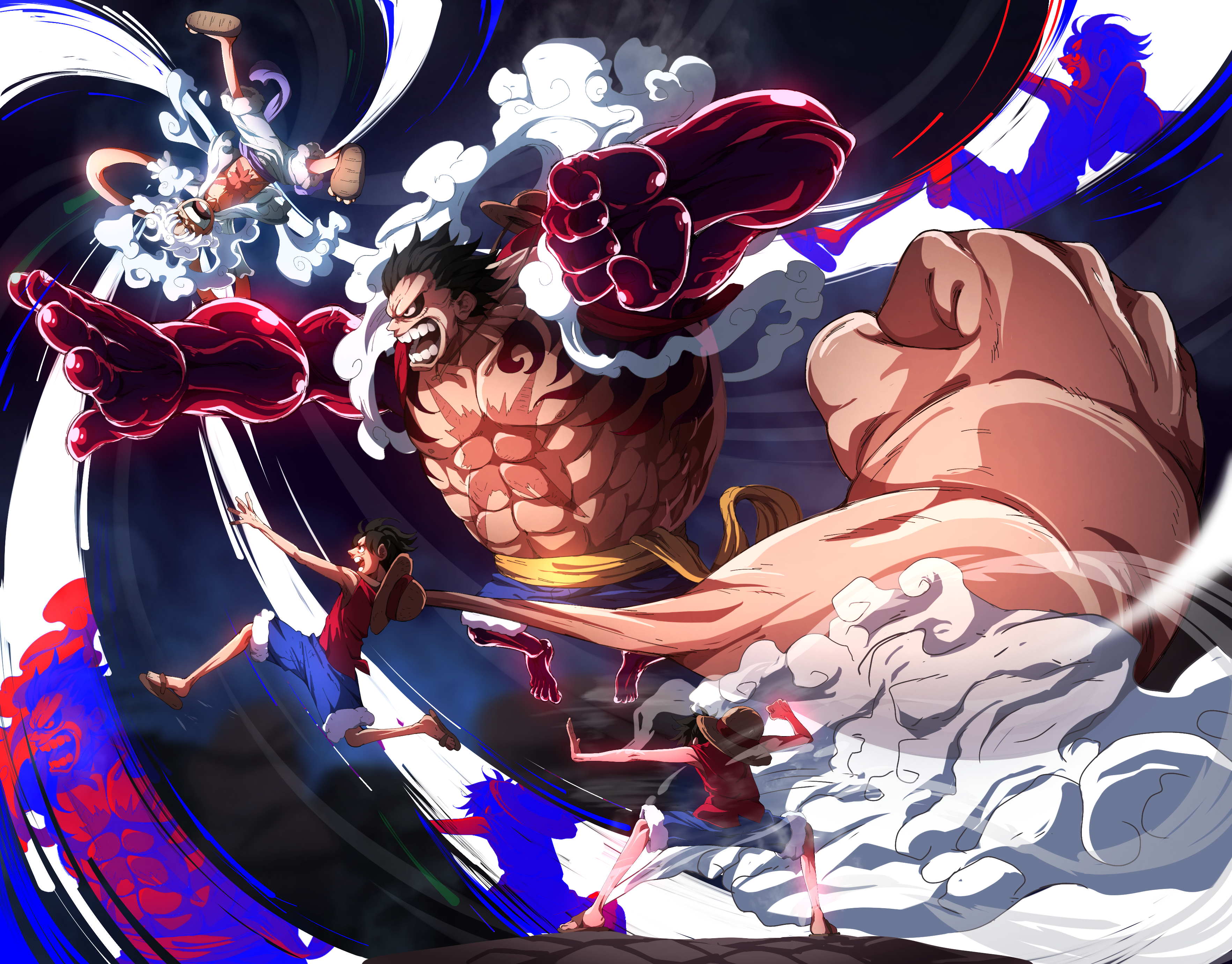 Luffy Gear 5 Wallpaper by JabamiSora on DeviantArt