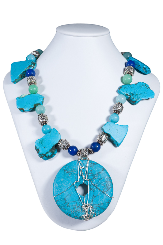 Turquoise Howlite Necklace