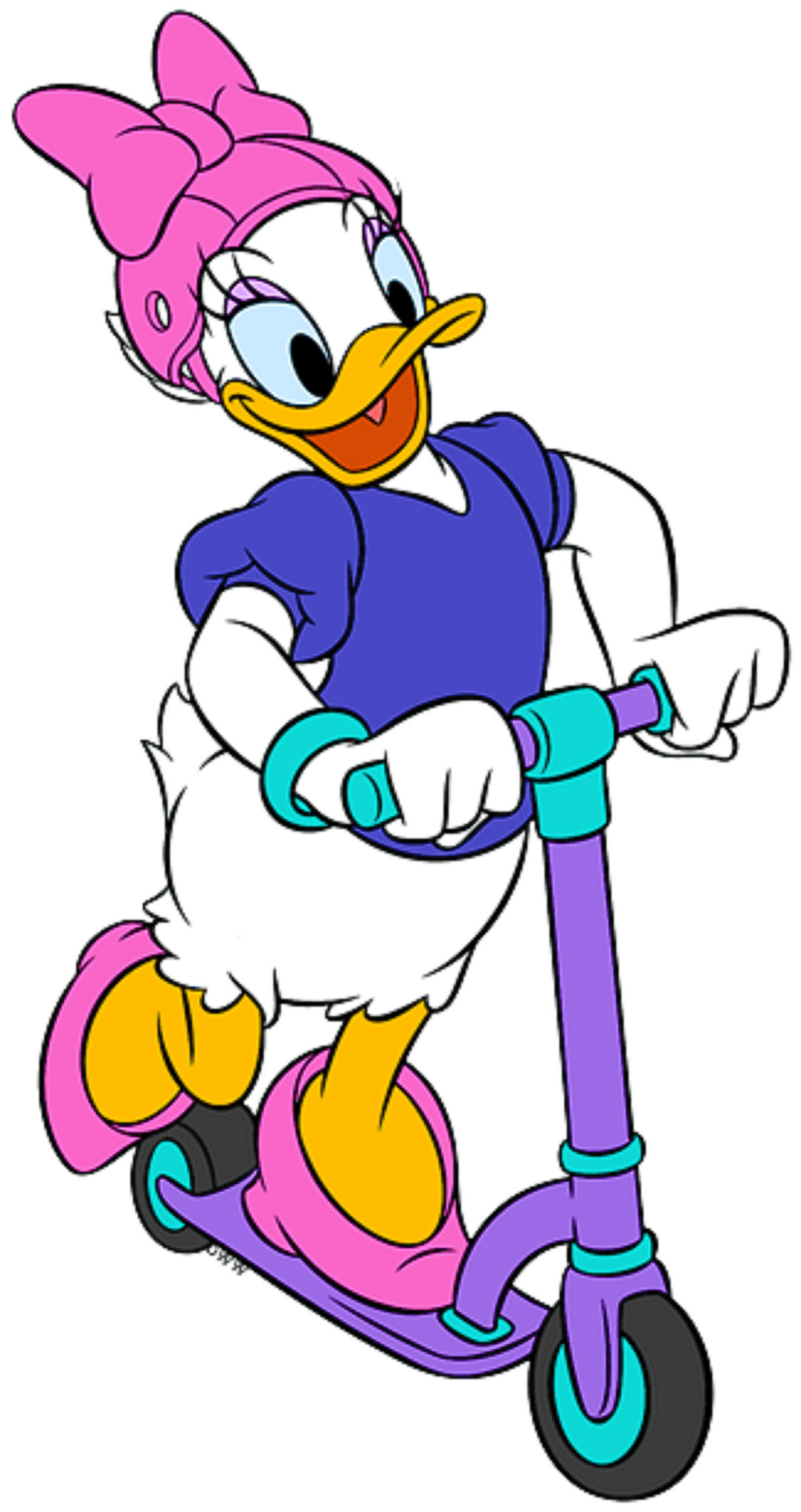 Duck Riding Deviantart Daisy Duck Riding a Scooter by MMMarconi127 on DeviantArt