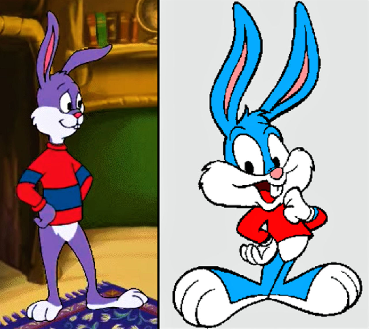 Reader Rabbit and Buster Bunny Look Similar by MMMarconi127 on DeviantArt