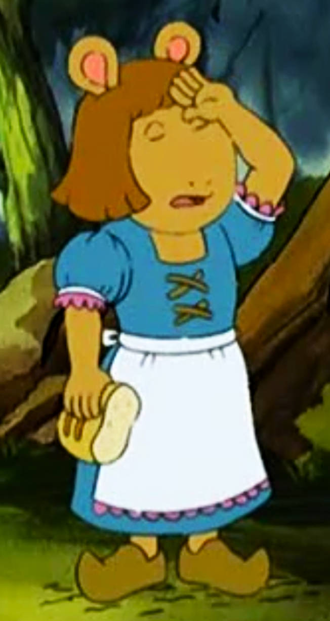 D.W. Read Wearing a Dress and Apron by MMMarconi127 on DeviantArt