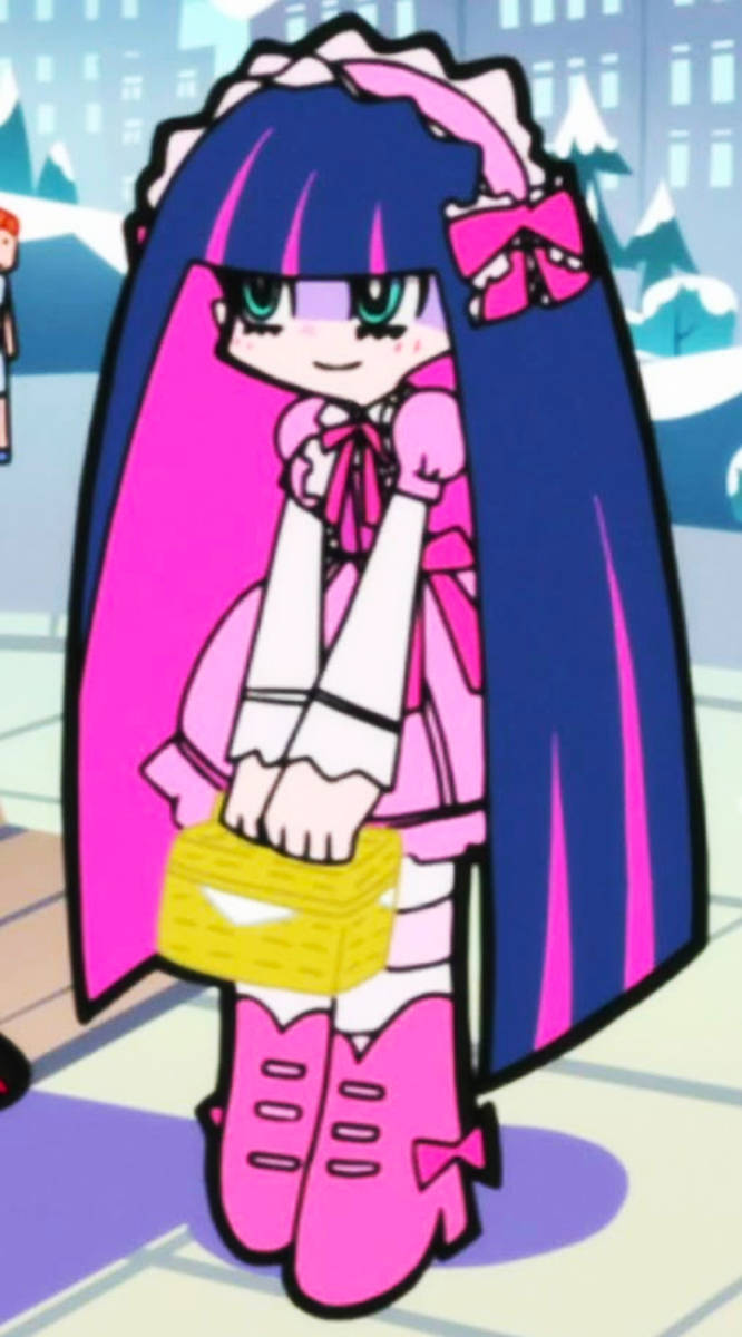 stocking anarchy pink dress New Panty And Stocking with Garterbelt Stocking Anarchy Purple Dress Cosplay Costume