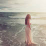 into the sea