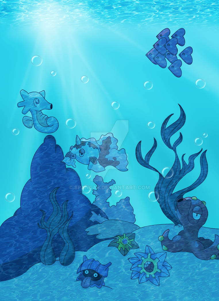 Water pokemon by 8panga8 on DeviantArt
