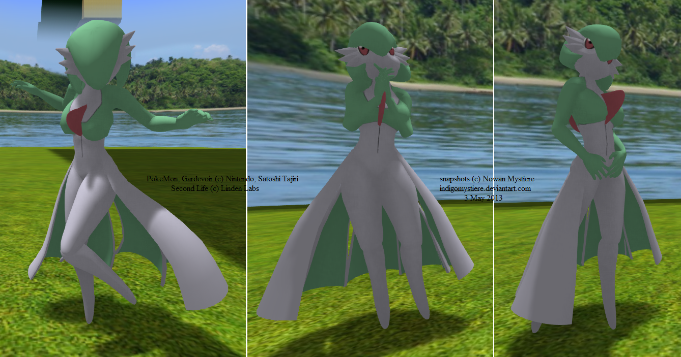 Second Life Marketplace - Gardevoir Shiny Avatar