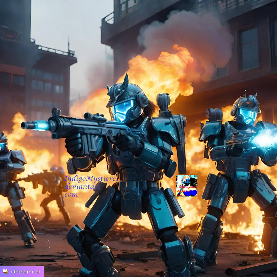 F0XDR01D military android soldiers (old model) by IndigoMystiere on ...