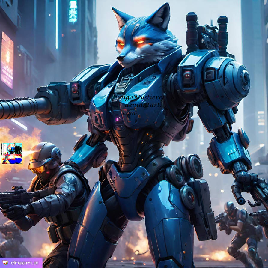 Cyborg Crewmate F0XDR01D cyborg soldiers (20241128) by IndigoMystiere on DeviantArt