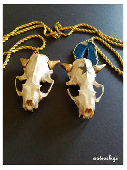 Cubone and Alolan Marowak Necklaces