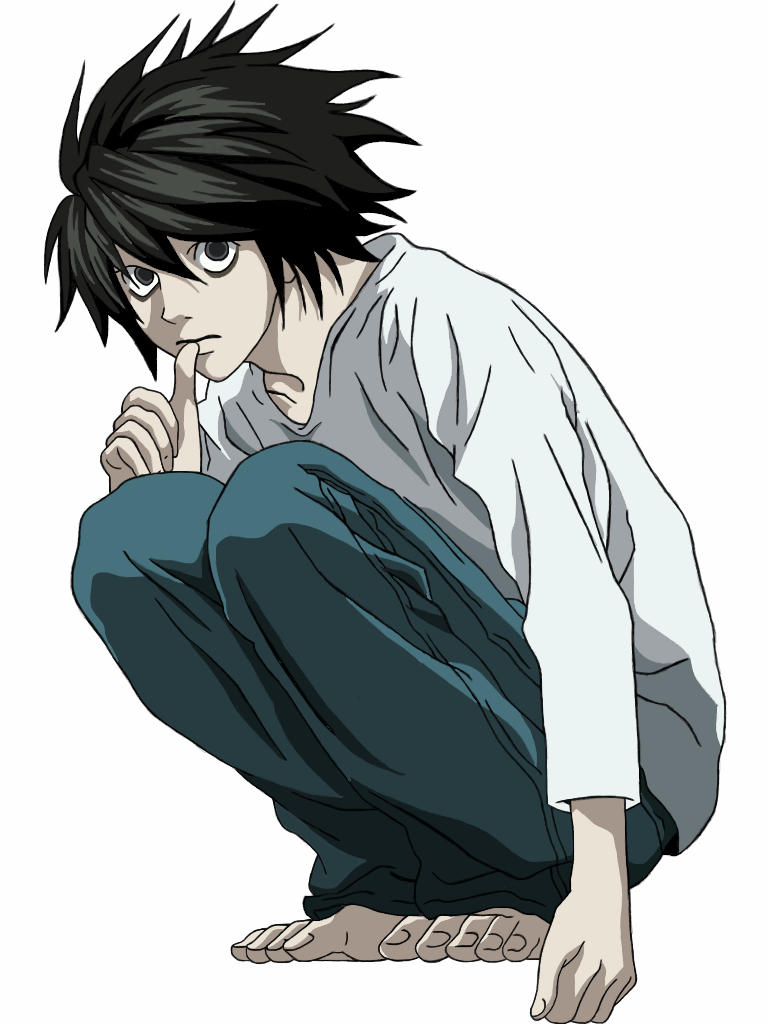 Death Note :L-Ryuzaki (FInish) by GnouMj117 on DeviantArt