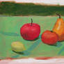 acrylic: fruits