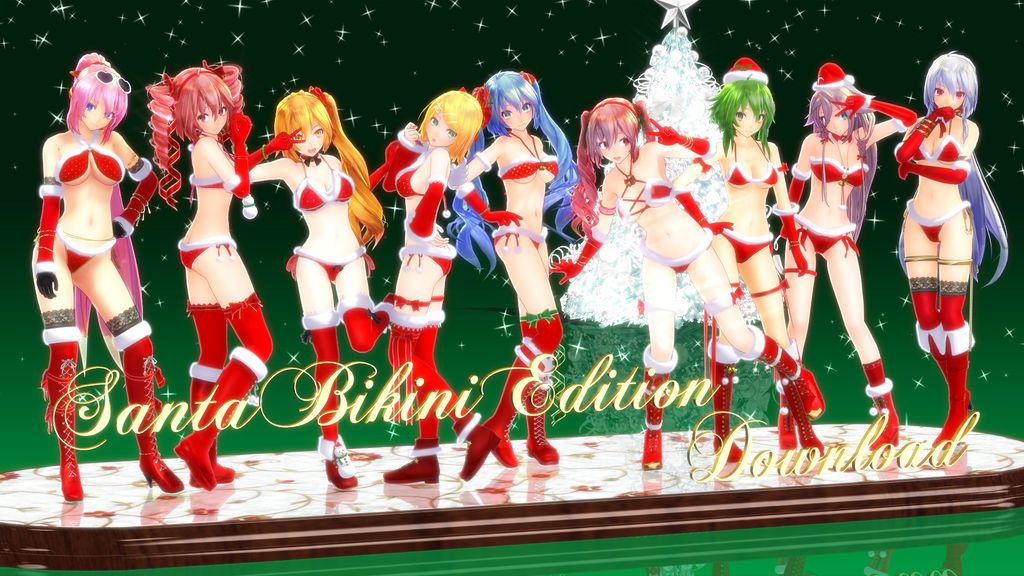 MMD Santa Bikini Edition DL