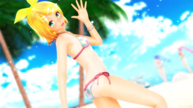 MMD Tda Rin Bikini WP #3