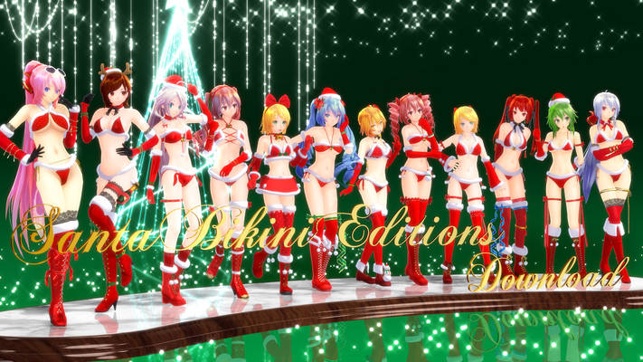 MMD Santa Bikini Editions DL (UPDATED)