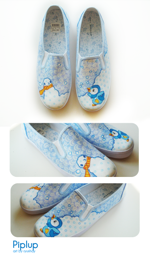 Piplup Shoes by Ryushay