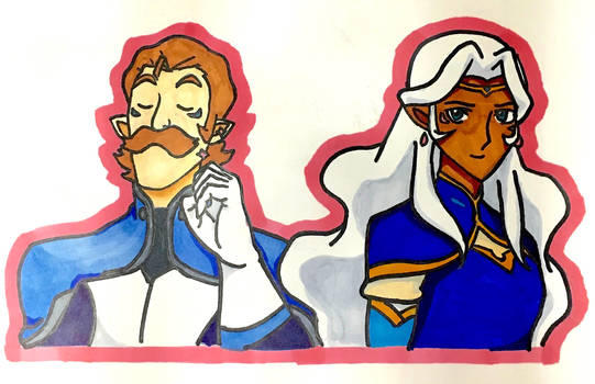 Coran and Allura (Voltron)