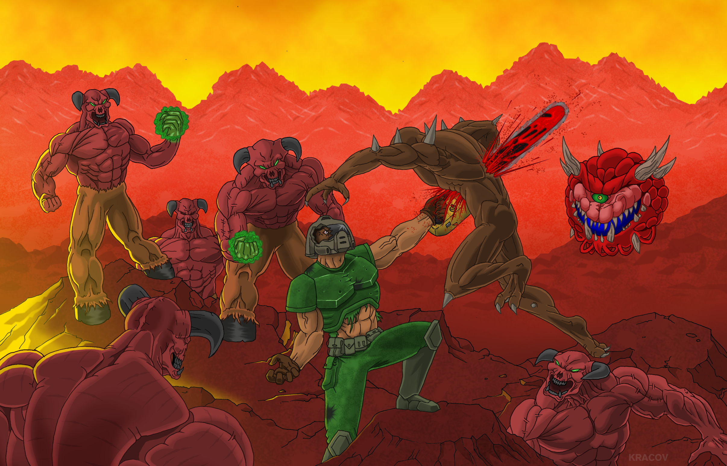 Deviantart Doom Unit Doom by Kracov on DeviantArt