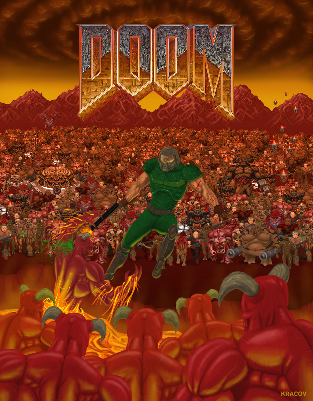 Doom Angry Doom: FEAR by Kracov on DeviantArt