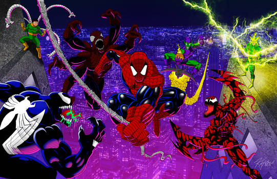 Spiderman vs Sinister Six