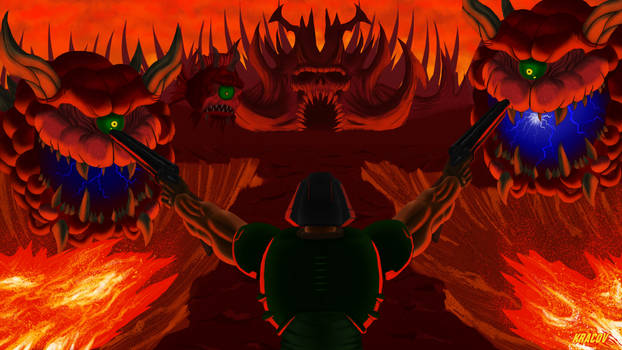 Doomguy Goes To Hell