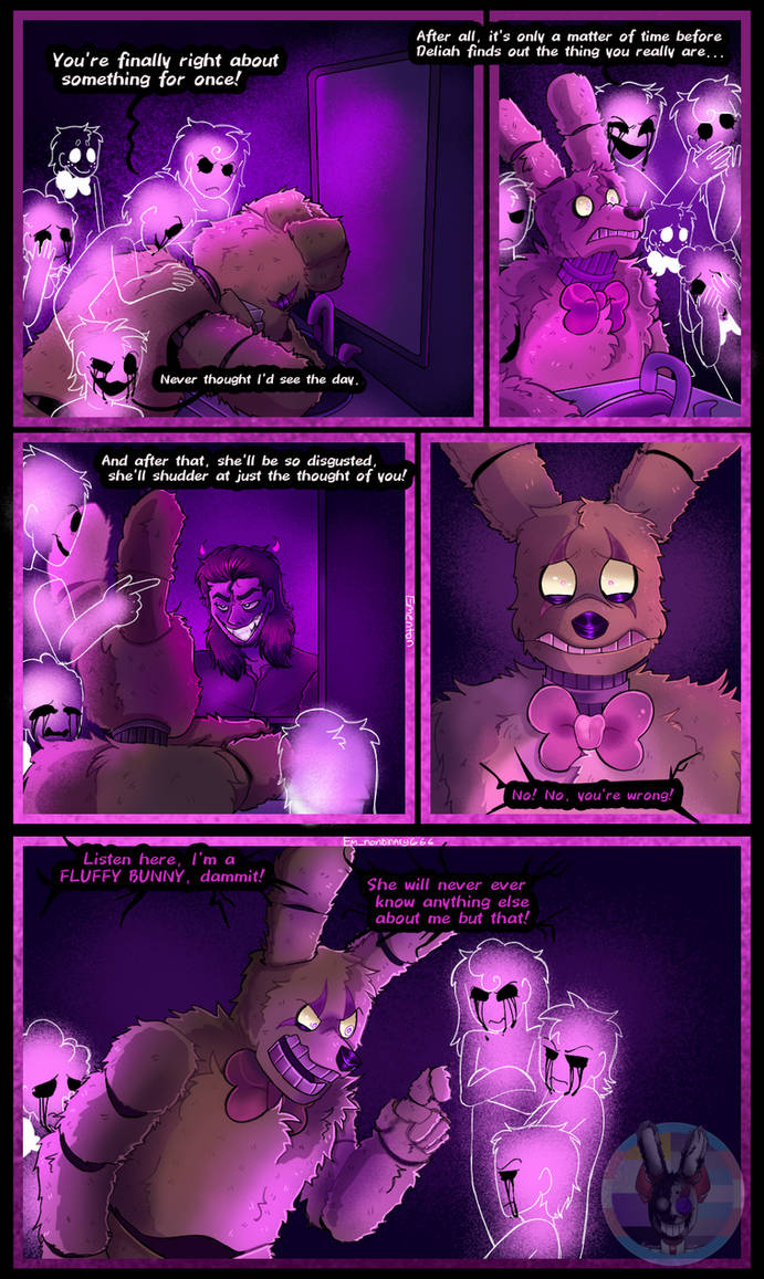 Spring Trap Comic Springtrap and Deliah Page Redraw 2024 by DeliahTrap on DeviantArt