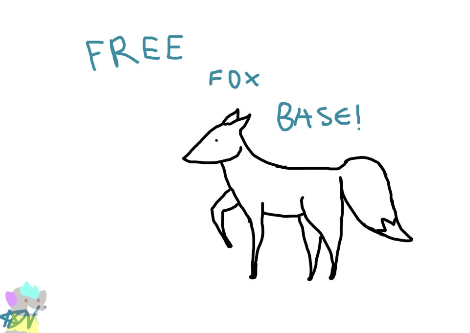 free fox base by DarkFox11 on DeviantArt