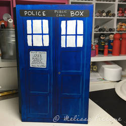 Dr. Who Tardis painted box