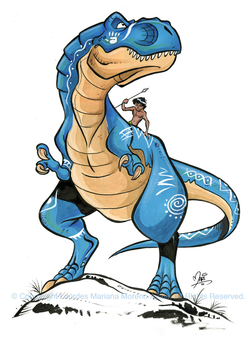 Tyrannosaurus rex by Carolzilla on DeviantArt