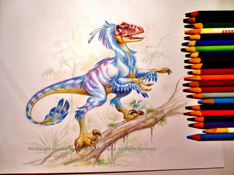 Indigo Raptor Deviantart Raptor by marimoreno on DeviantArt