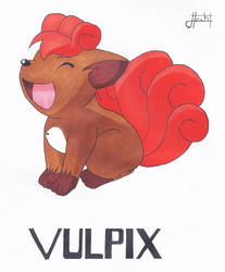 Vulpix colouring