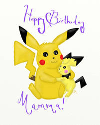 Pikachu and Pichu Birthday