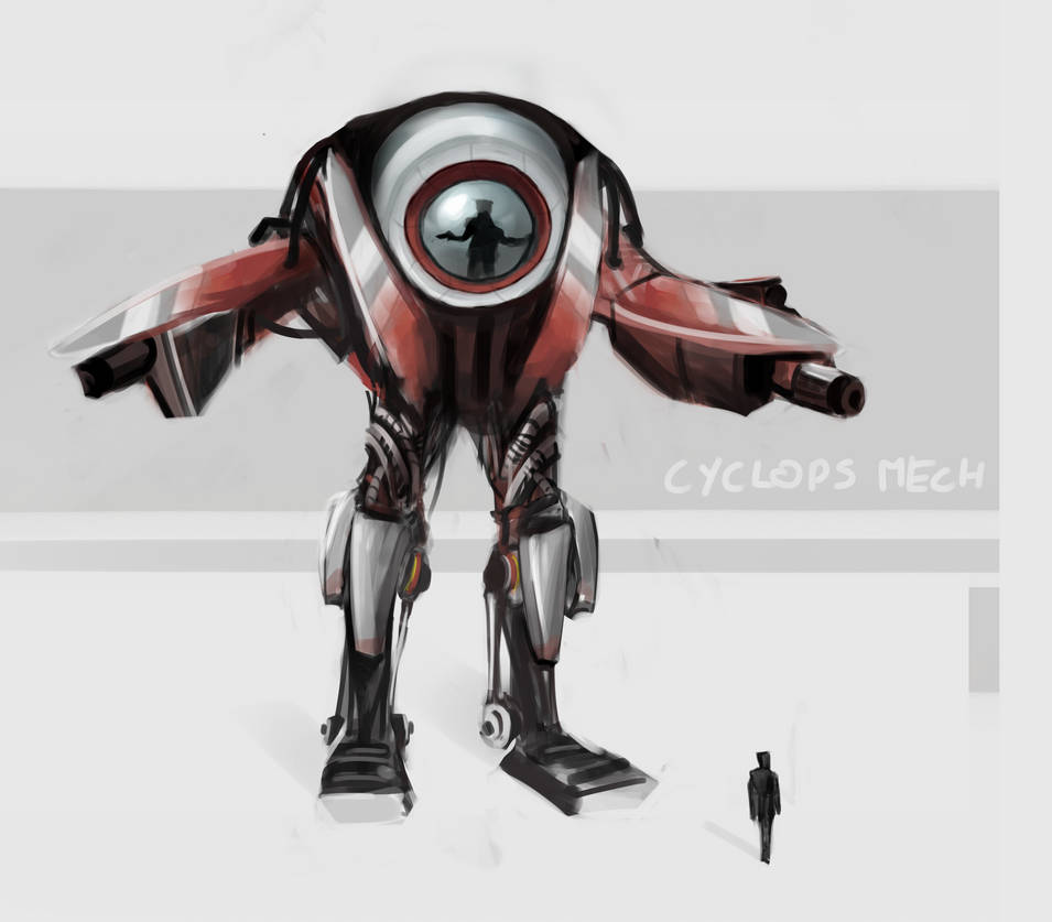 Cyclops mech by Nebbel on DeviantArt