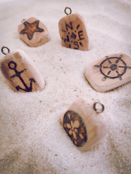 Nautical Wood Pendants