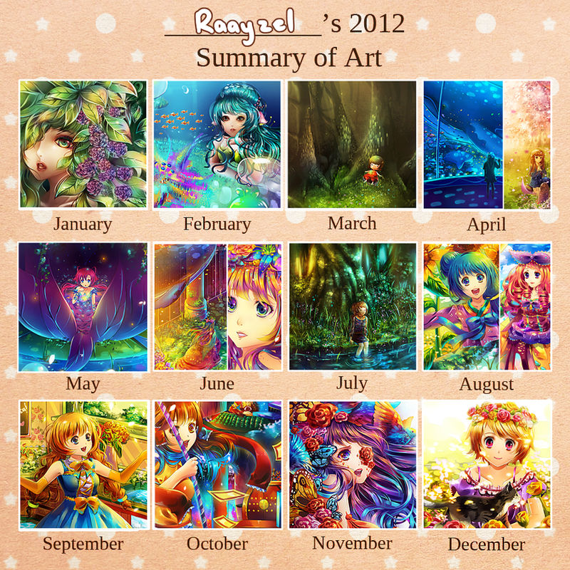 2012 Art Summary by Raayzel