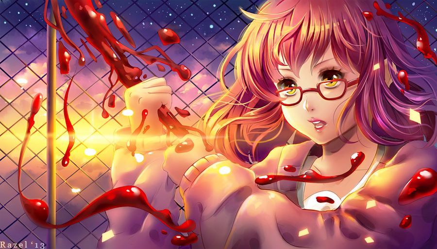 Bloody Afternoon: Kuriyama Mirai by Raayzel
