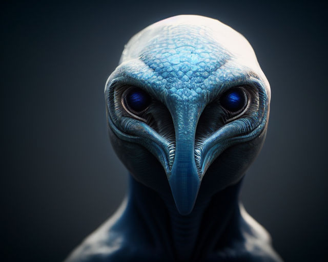 Alien race blue avians by Mouravy on DeviantArt