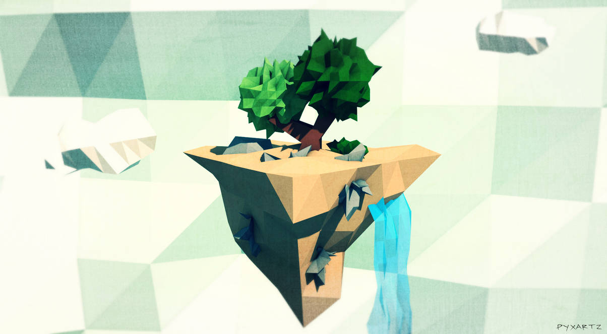 Low Poly Island. by pyxArtz Low Poly Island. by pyxArtz