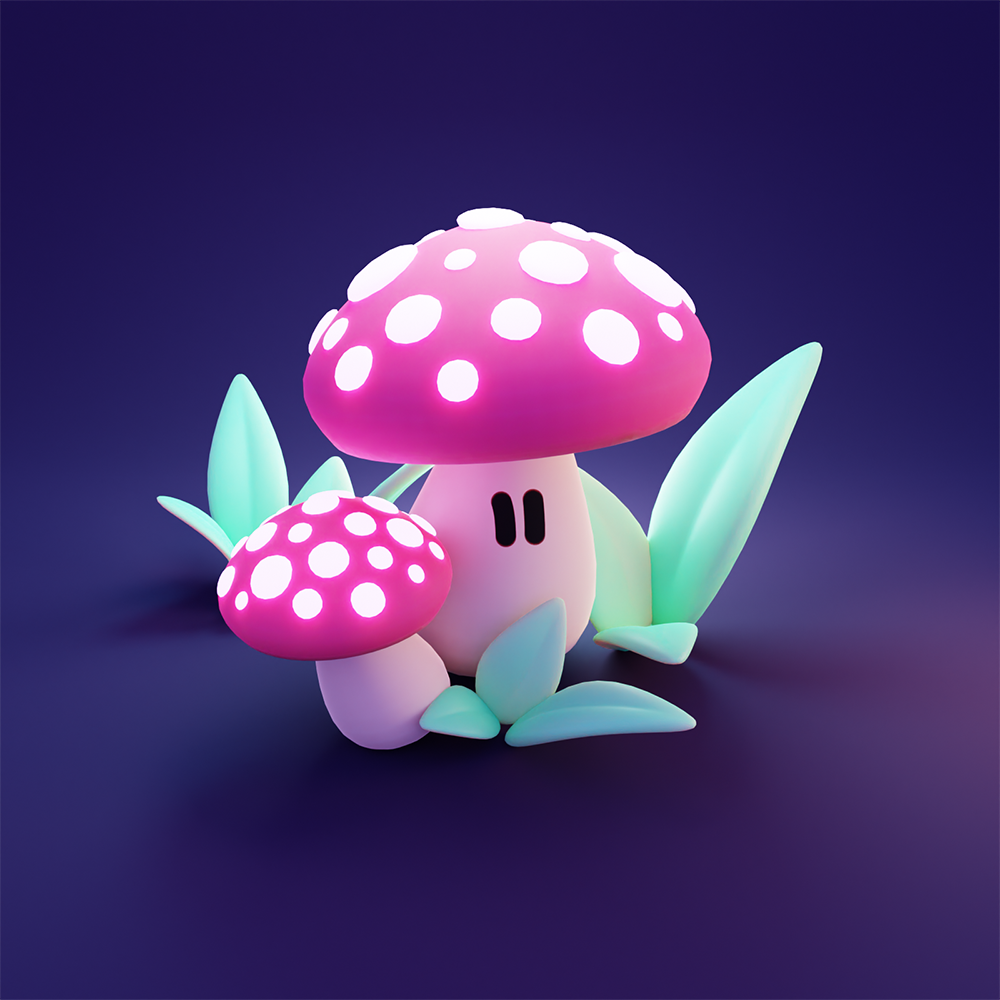 Glowing Mushrooms