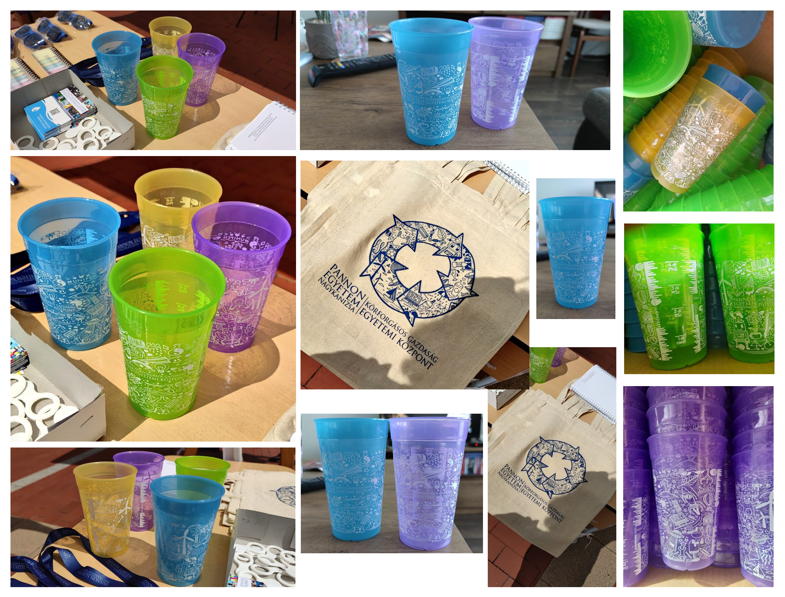 Reusable Festival Cups and Tote Bag