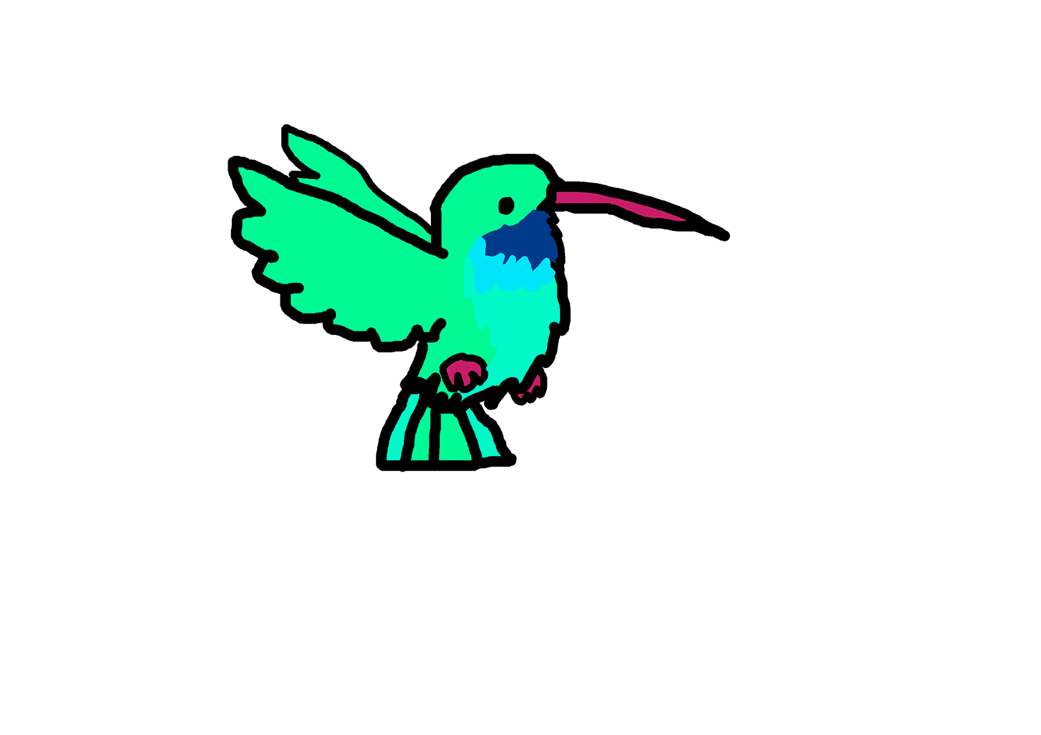 hummingbird animation by okamilota on DeviantArt