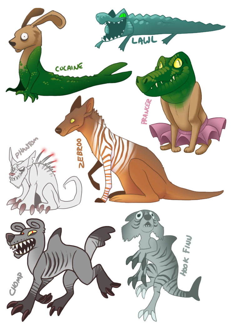 Random Creatures by SowoD on DeviantArt